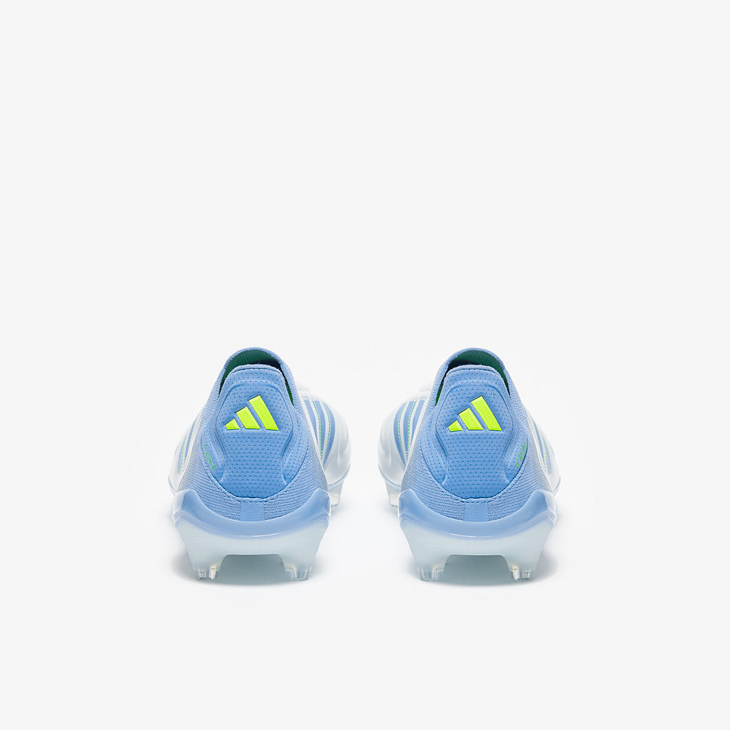 Adidas Copa Pure III Elite Laceless Leather FG Football Boots Halo Blue/Blue Fusion/Lucid Lemon