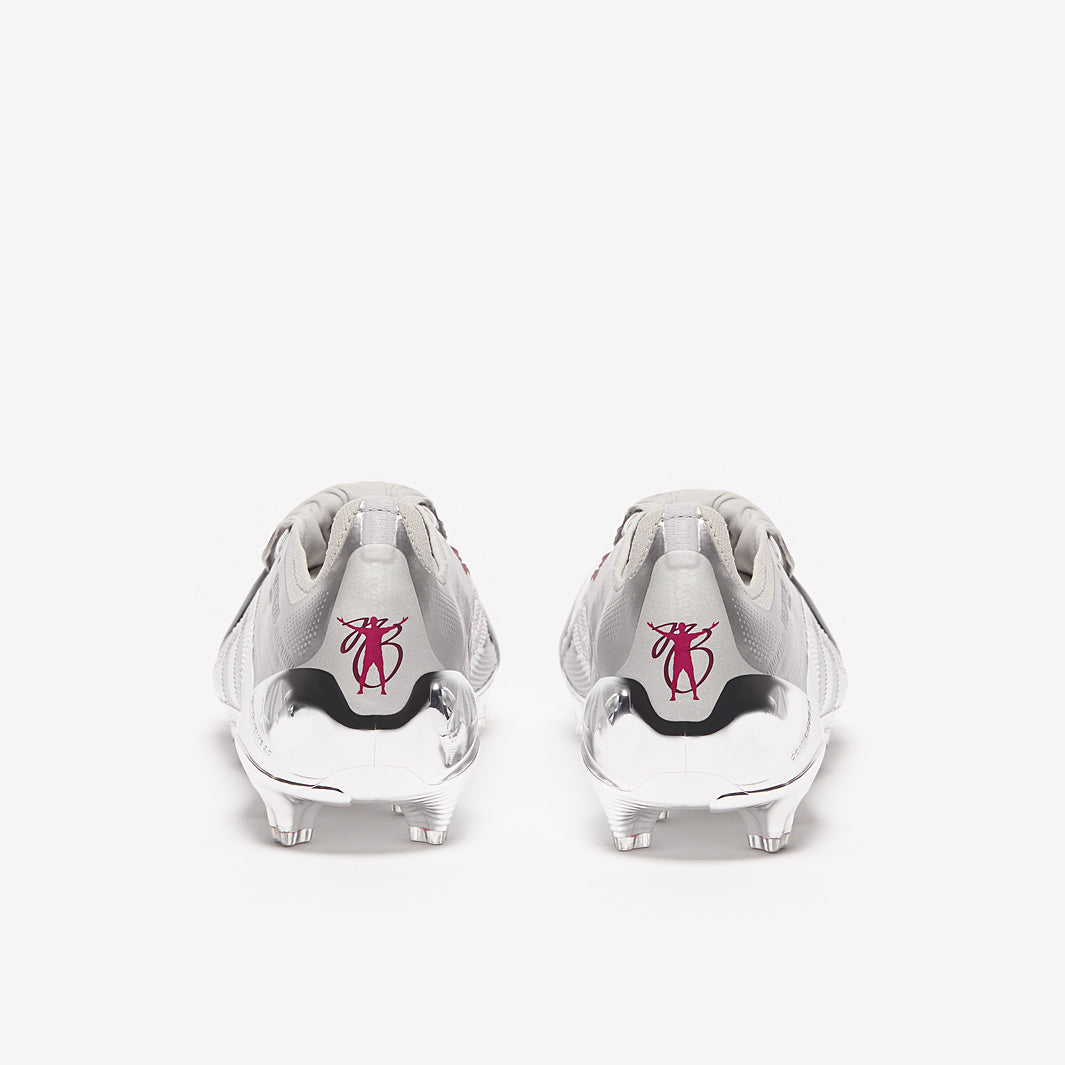 Adidas Predator Elite Tongue x Bellingham FG Football Boots Silver Met/Legacy Burgundy/Maroon