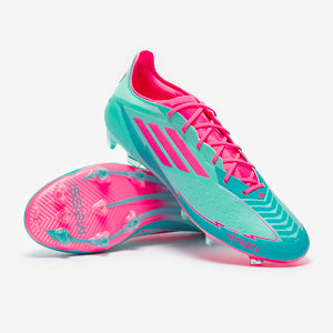 adidas F50 Elite x Messi FG Football Boots Flash Aqua/Lucid Pink/Lucid Cyan