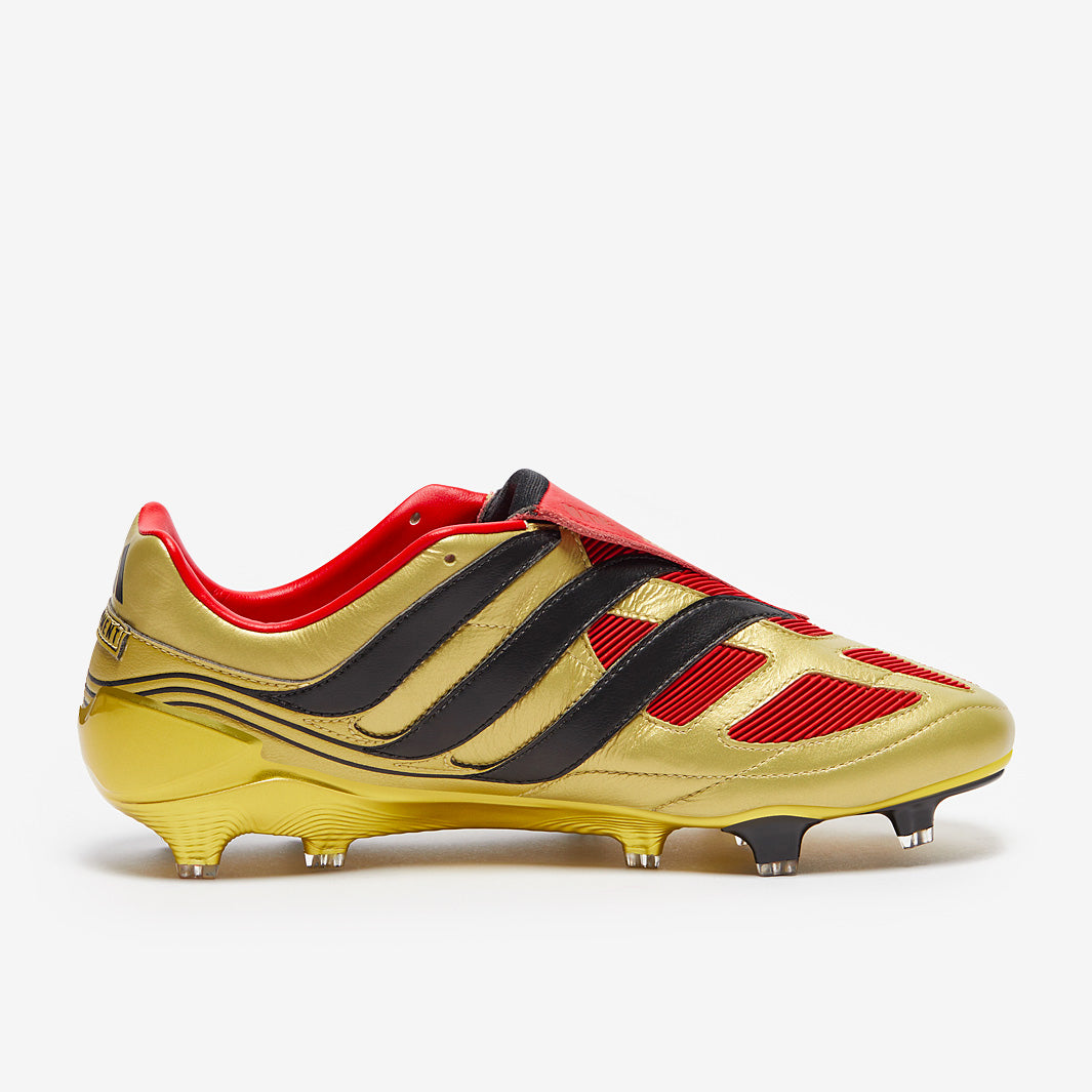 Adidas Predator Precision Elite X Zidane FG Football Boots Gold Met/Black/Collegiate Red