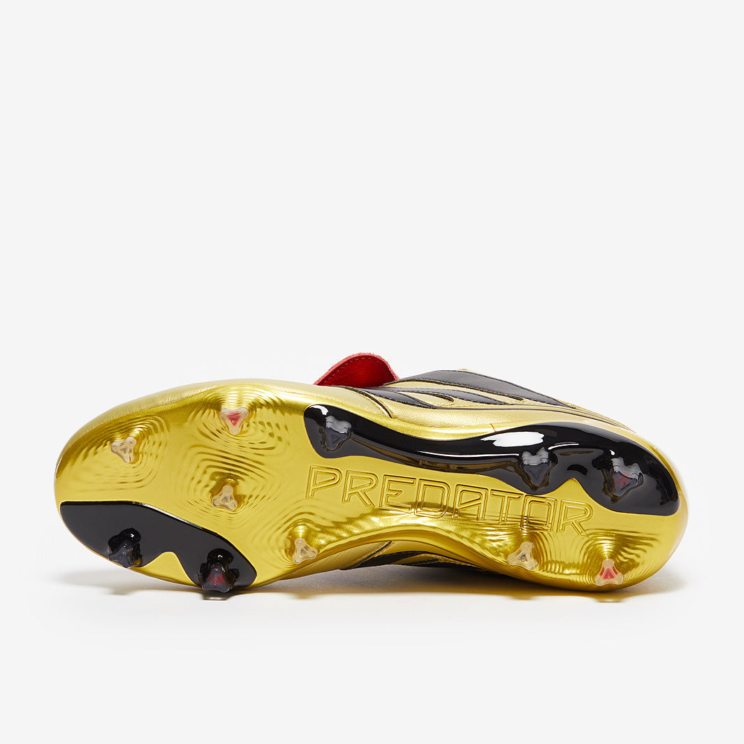Adidas Predator Precision Elite X Zidane FG Football Boots Gold Met/Black/Collegiate Red