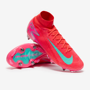 Nike Air Zoom Mercurial Superfly X Elite SG-Pro Football Boots Ember Glow/Aurora Green
