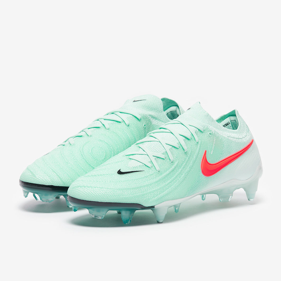 Nike Phantom GX II Elite SG-Pro Anti-Clog Football Boots Mint/Atomic Red/Off Noir