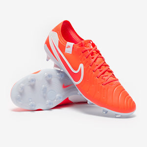 Nike Tiempo Legend X Elite FG Football Boots Hot Lava/White