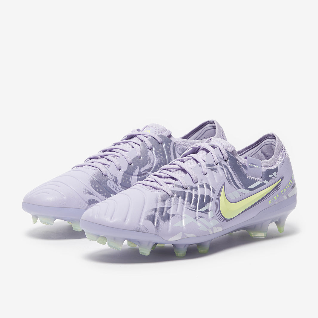 Nike Tiempo Legend X Elite FG Football Boots Purple Agate/Barely Volt