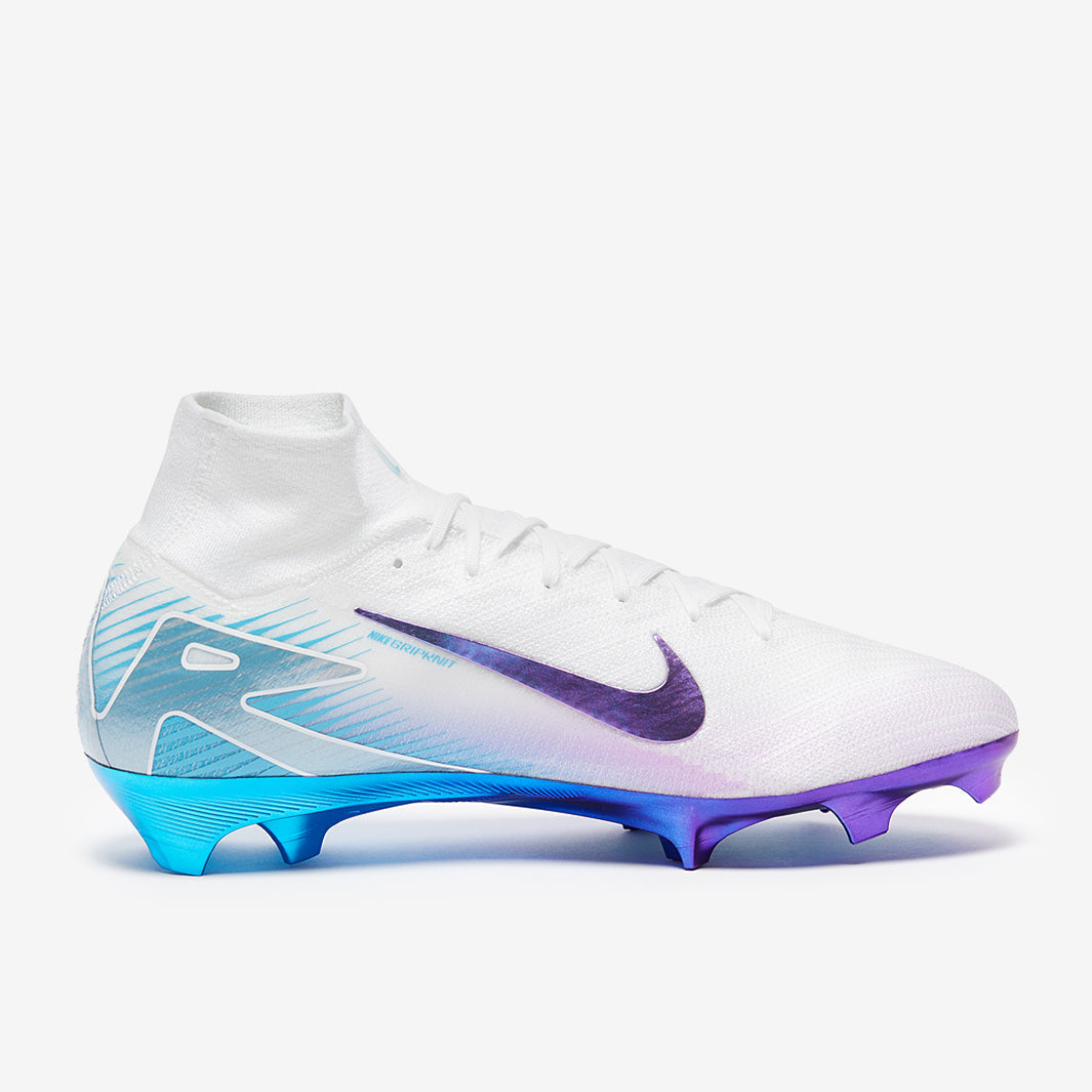 Nike Air Zoom Mercurial Superfly X Elite FG Football Boots White/Multi/Color