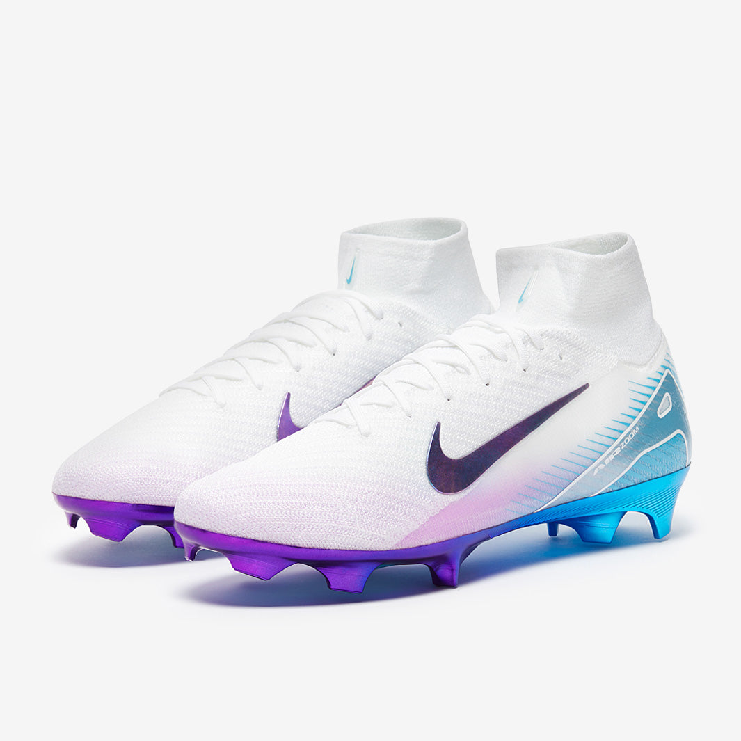 Nike Air Zoom Mercurial Superfly X Elite FG Football Boots White/Multi/Color