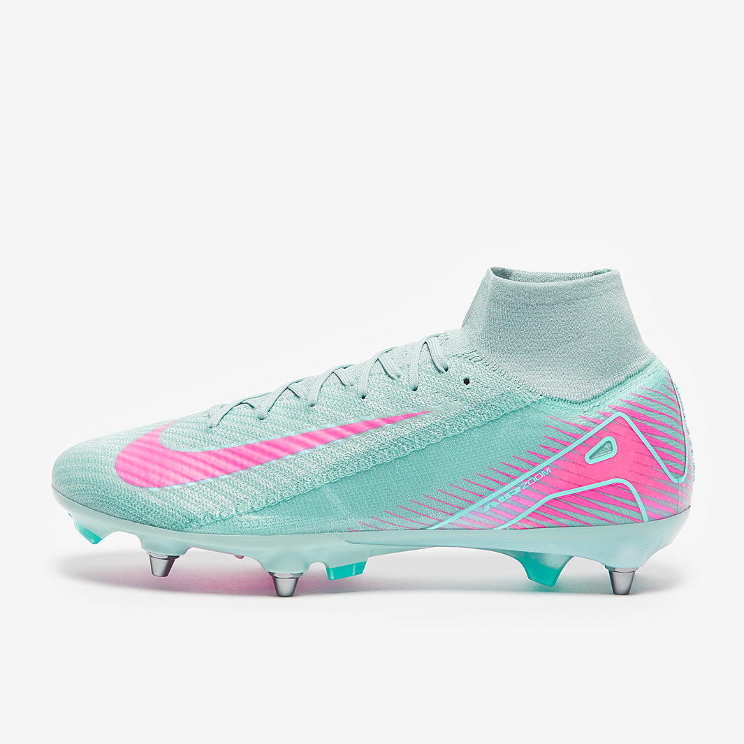Nike Air Zoom Mercurial Superfly X Elite SG-Pro Player Edition Football Boots Ocean Cube/Pink Blast