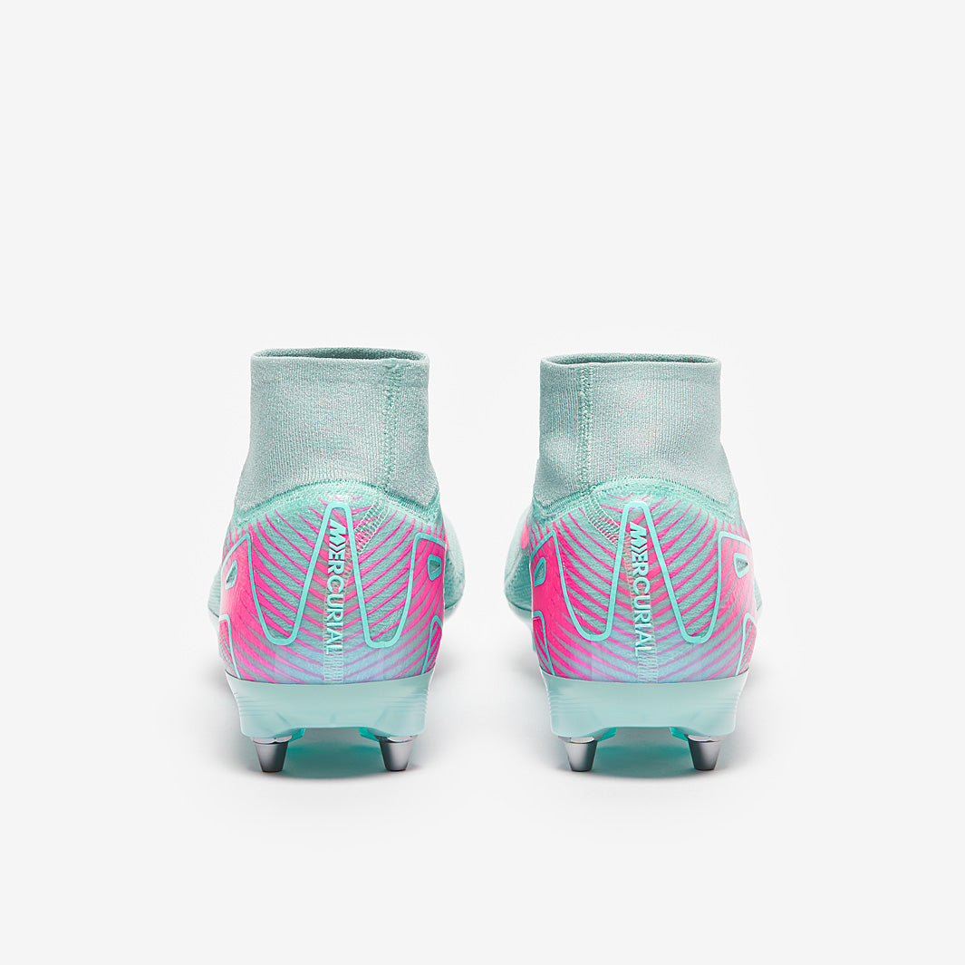 Nike Air Zoom Mercurial Superfly X Elite SG-Pro Player Edition Football Boots Ocean Cube/Pink Blast