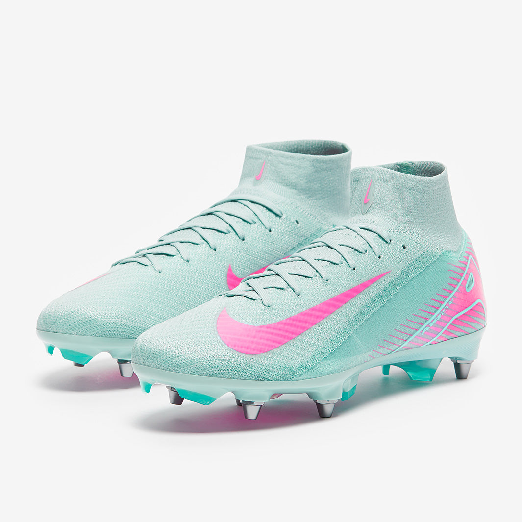 Nike Air Zoom Mercurial Superfly X Elite SG-Pro Player Edition Football Boots Ocean Cube/Pink Blast