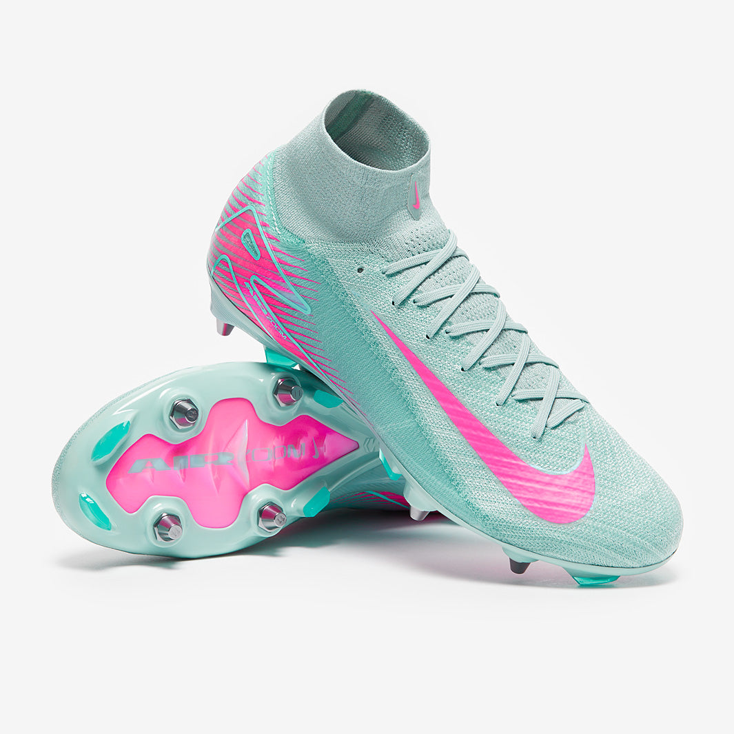 Nike Air Zoom Mercurial Superfly X Elite SG-Pro Player Edition Football Boots Ocean Cube/Pink Blast