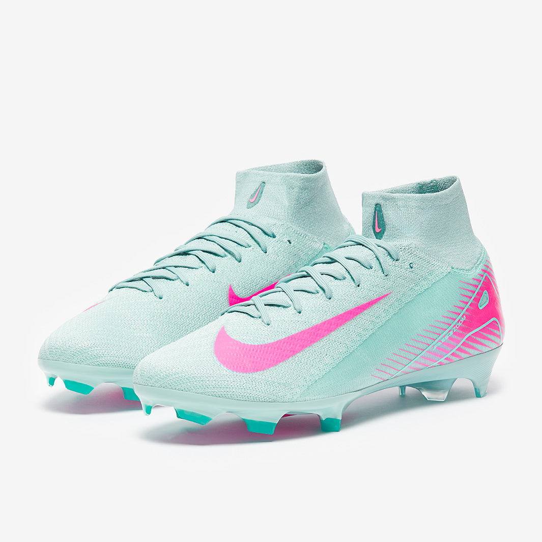 Nike Air Zoom Mercurial Superfly X Elite FG Football Boots Ocean Cube/Pink Blast