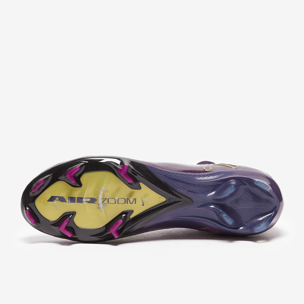 Nike Air Zoom Mercurial Superfly X Elite x Mbappe FG Chuteira Campo Grand Purple/Pale Ivory