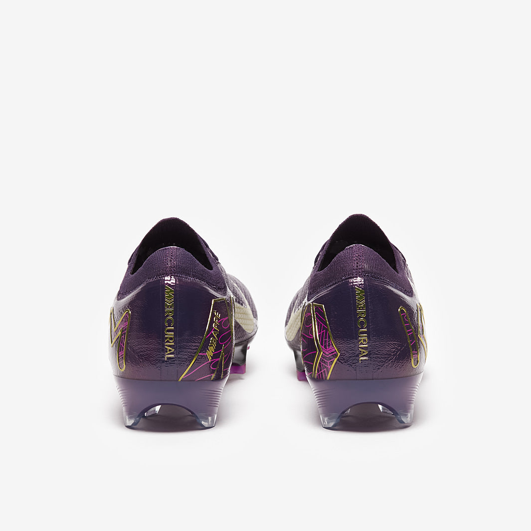 Nike Air Zoom Mercurial Vapor XVI Elite x Mbappe FG Football Boots Grand Purple/Pale Ivory