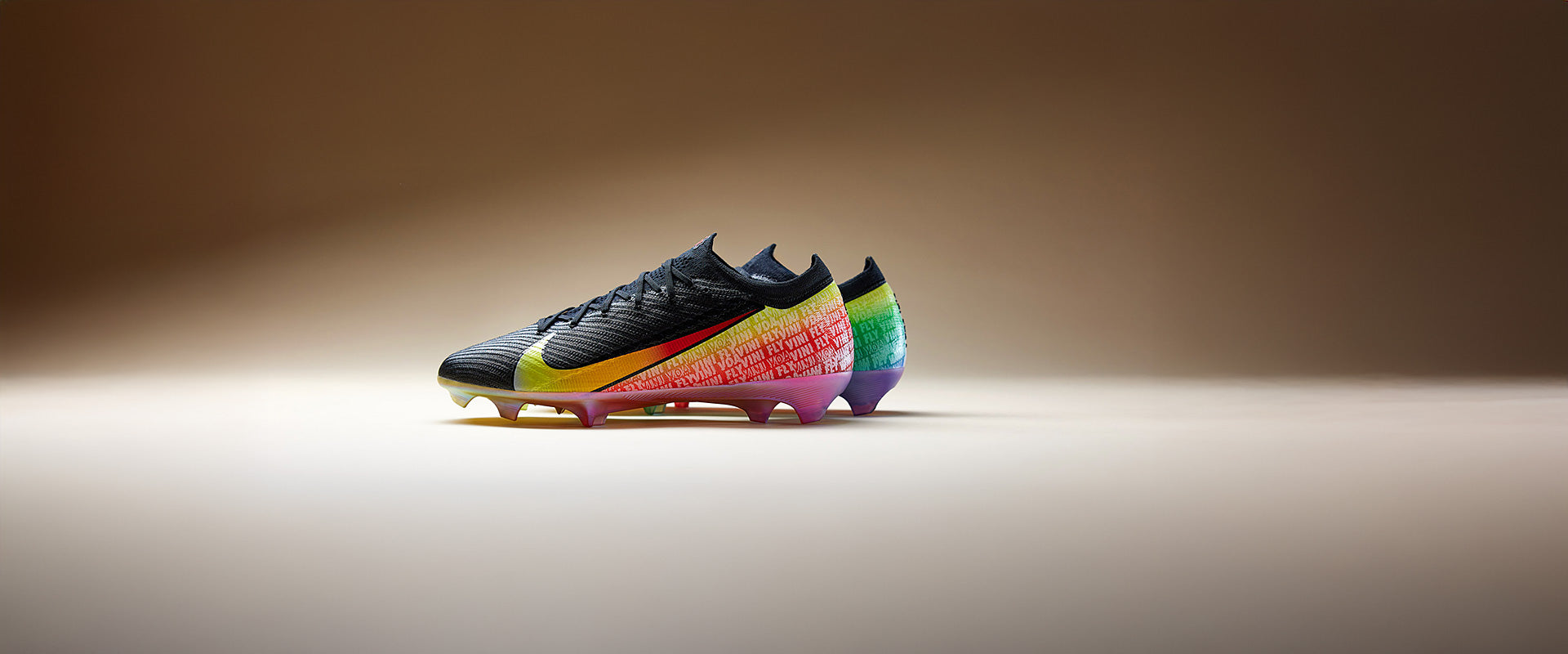 Nike Air Zoom Mercurial Vapor XVI Elite x Vini Jr FG Football Boots Black/Dynamic Yellow/Green Spark/Bright Crimson