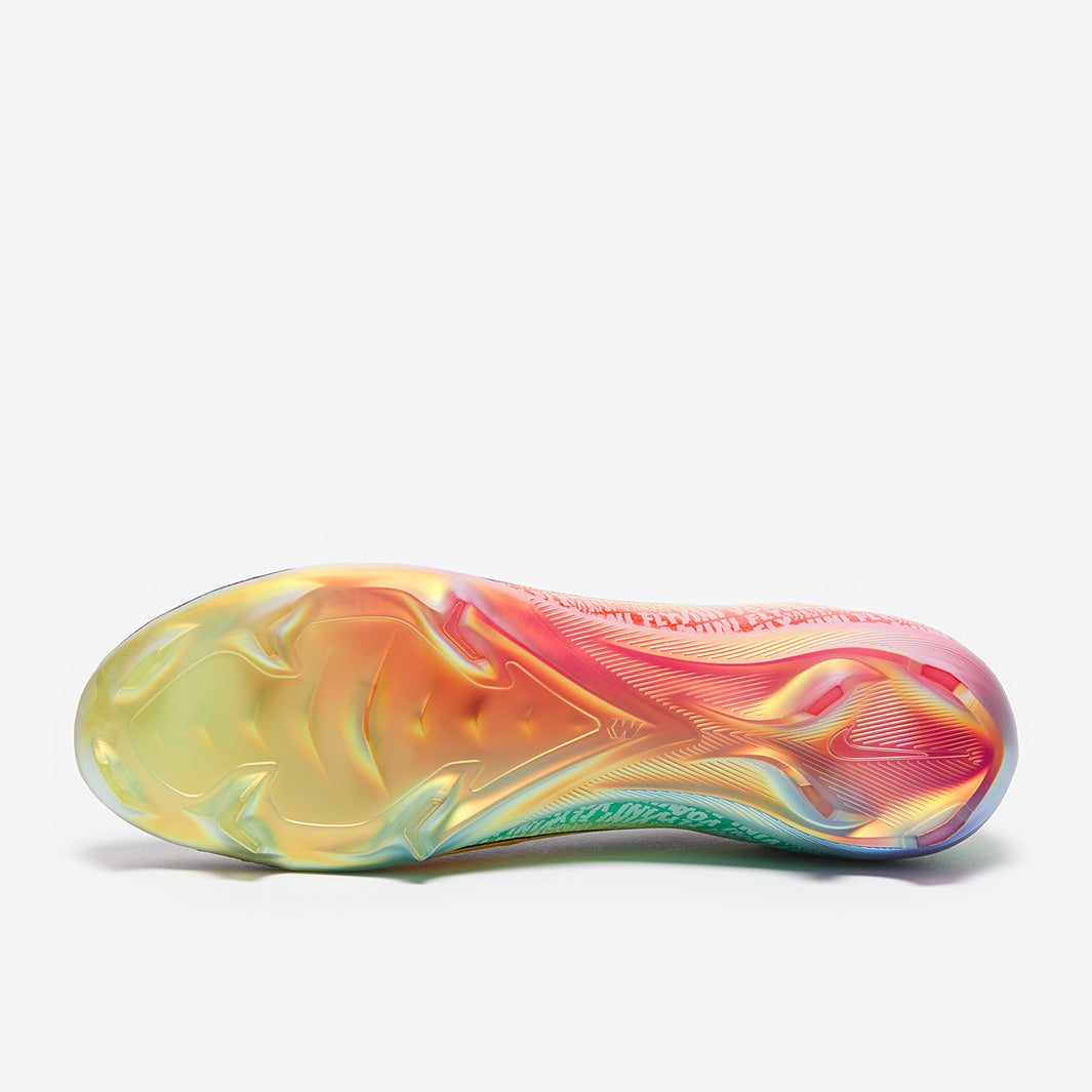Nike Air Zoom Mercurial Vapor XVI Elite x Vini Jr FG Football Boots Black/Dynamic Yellow/Green Spark/Bright Crimson