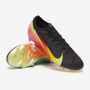 Nike Air Zoom Mercurial Vapor XVI Elite x Vini Jr FG Football Boots Black/Dynamic Yellow/Green Spark/Bright Crimson