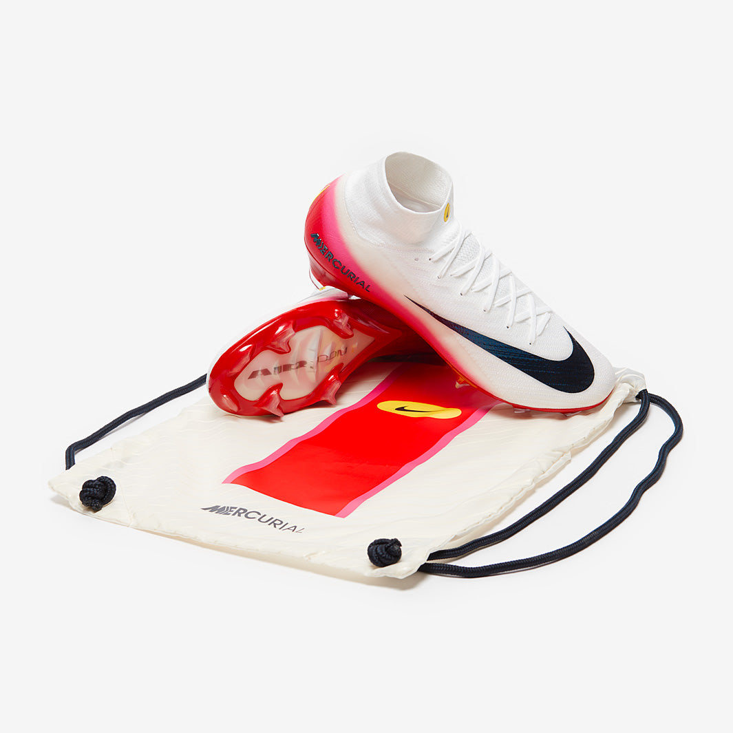 Nike Air Zoom Mercurial Superfly 10 Elite FG Football Boots University Red/White/Dark Obsidian