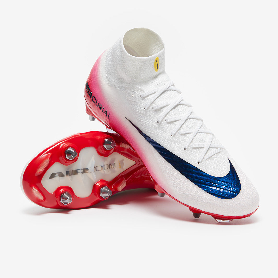 Nike Air Zoom Mercurial Superfly X Elite SG-Pro Player Edition Football Boots University Red/White/Dark Obsidian
