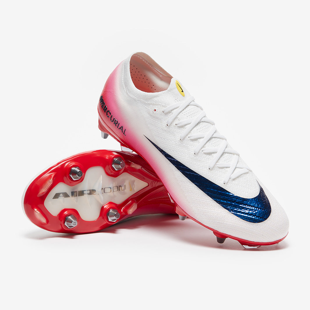 Nike Air Zoom Mercurial Vapor XVI Elite SG-Pro Player Edition Football Boots University Red/White/Dark Obsidian