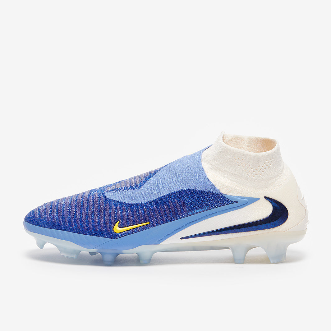 Nike Phantom 6 Elite High FG Football Boots Racer Blue/White/Dark Obsidian