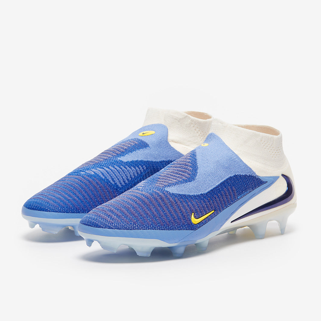 Nike Phantom 6 Elite High FG Football Boots Racer Blue/White/Dark Obsidian
