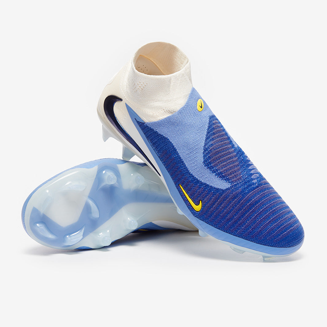 Nike Phantom 6 Elite High FG Football Boots Racer Blue/White/Dark Obsidian