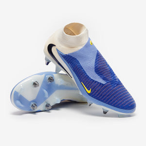 Nike Phantom 6 Elite High SG-Pro Player Edition Football Boots Racer Blue/White/Dark Obsidian