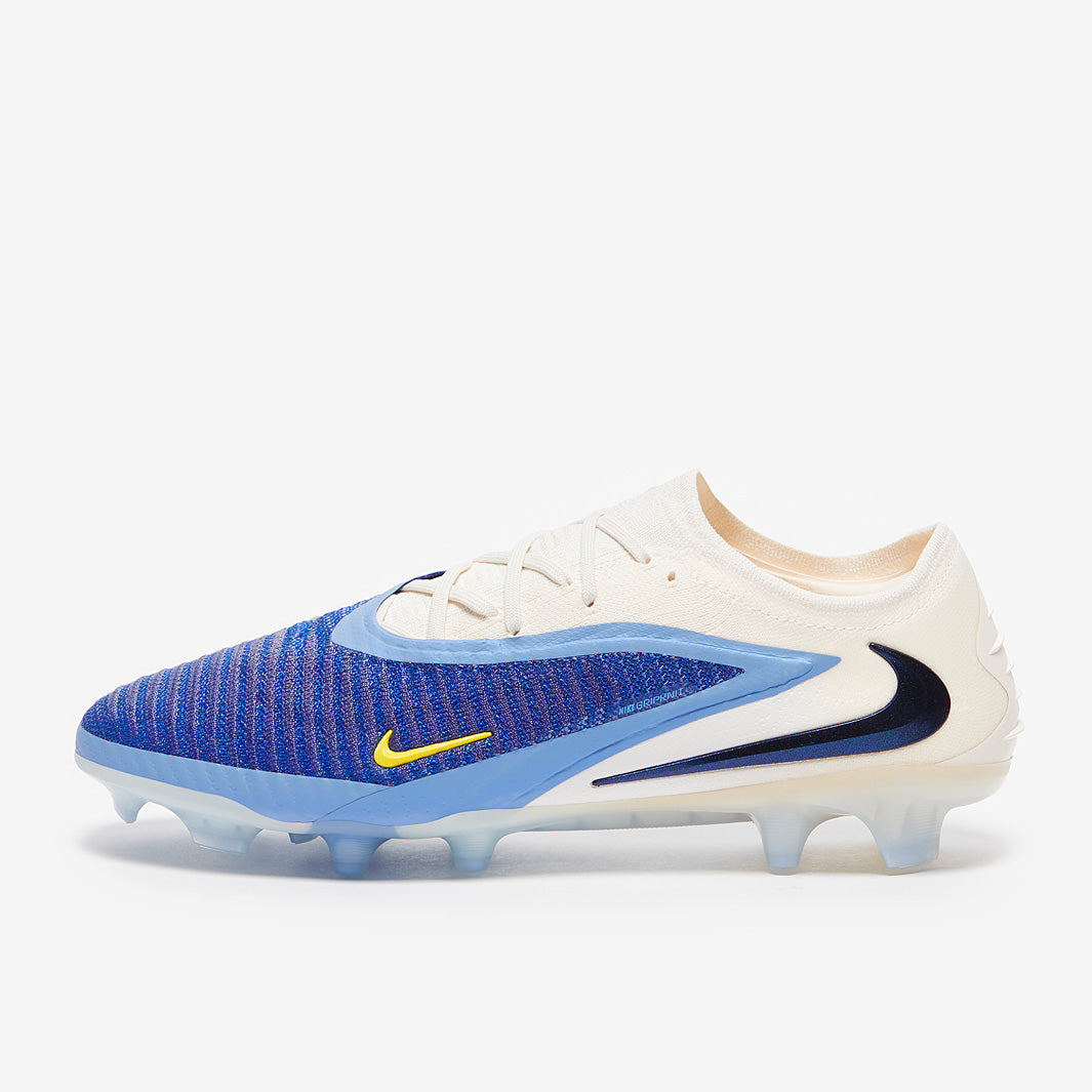 Nike Phantom 6 Elite Low FG Football Boots Racer Blue/White/Dark Obsidian