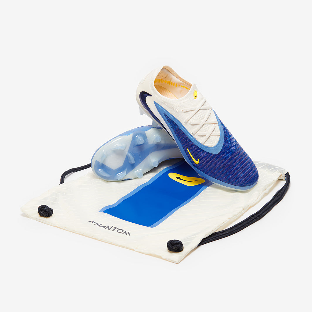 Nike Phantom 6 Elite Low FG Football Boots Racer Blue/White/Dark Obsidian