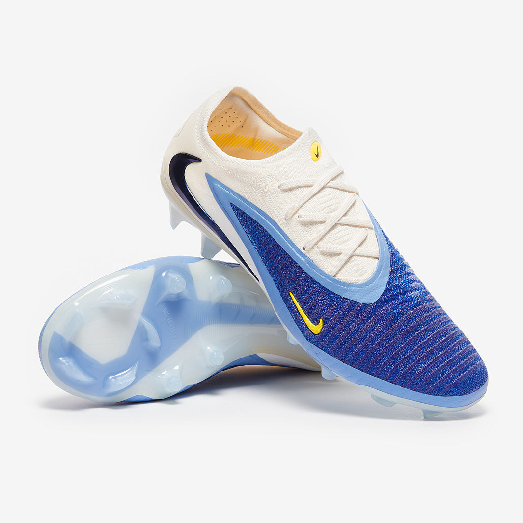 Nike Phantom 6 Elite Low FG Football Boots Racer Blue/White/Dark Obsidian