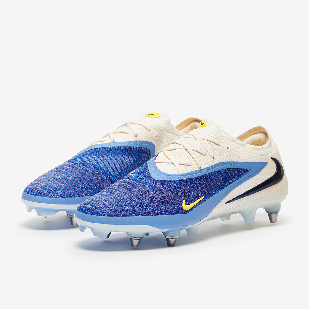 Nike Phantom 6 Elite Low SG-Pro Player Edition Football Boots Racer Blue/White/Dark Obsidian