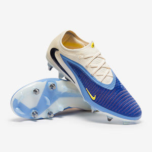 Nike Phantom 6 Elite Low SG-Pro Player Edition Football Boots Racer Blue/White/Dark Obsidian