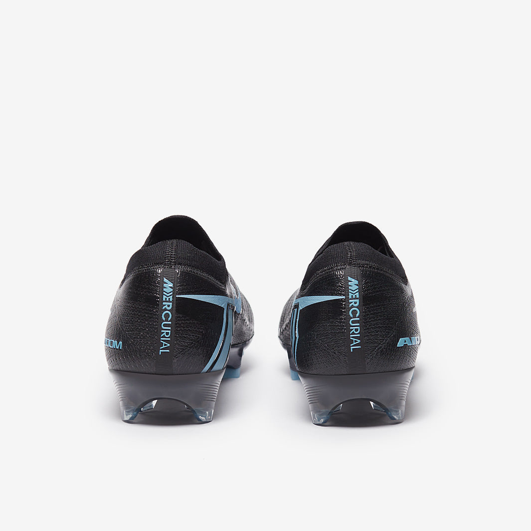 Nike Air Zoom Mercurial Vapor XVI Elite FG Football Boots Black/Ice Blue