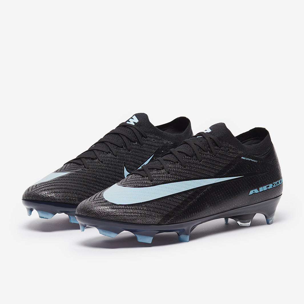 Nike Air Zoom Mercurial Vapor XVI Elite FG Football Boots Black/Ice Blue