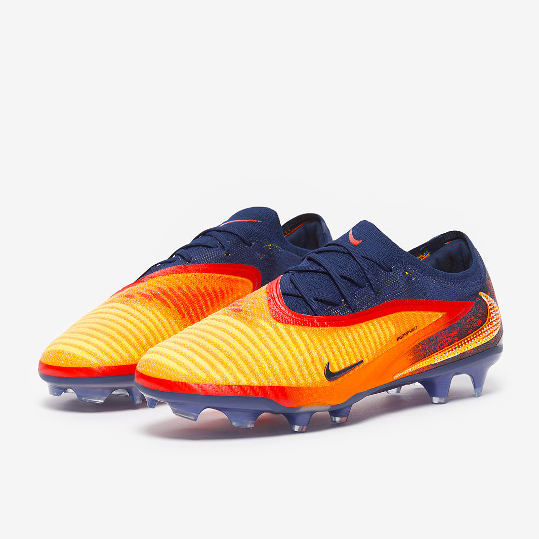 Nike Phantom 6 Elite Low x Haaland FG Football Boots Laser Orange/Lemon Venom/Blue Void