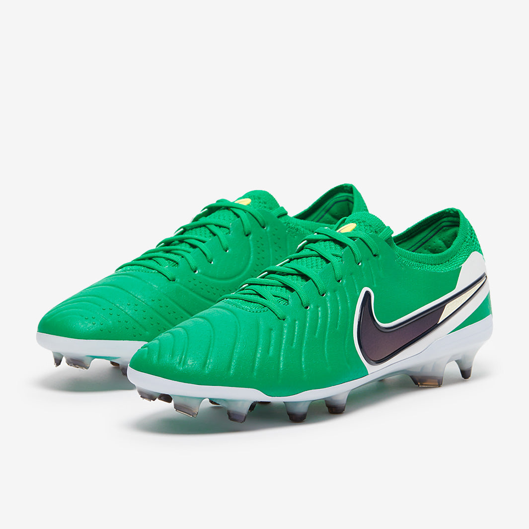 Nike Tiempo Legend X Elite FG Football Boots Stadium Green/White/Dark Obsidian