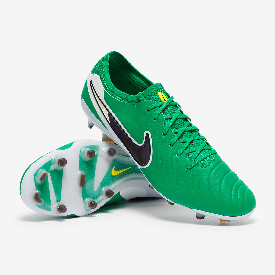 Nike Tiempo Legend X Elite FG Football Boots Stadium Green/White/Dark Obsidian