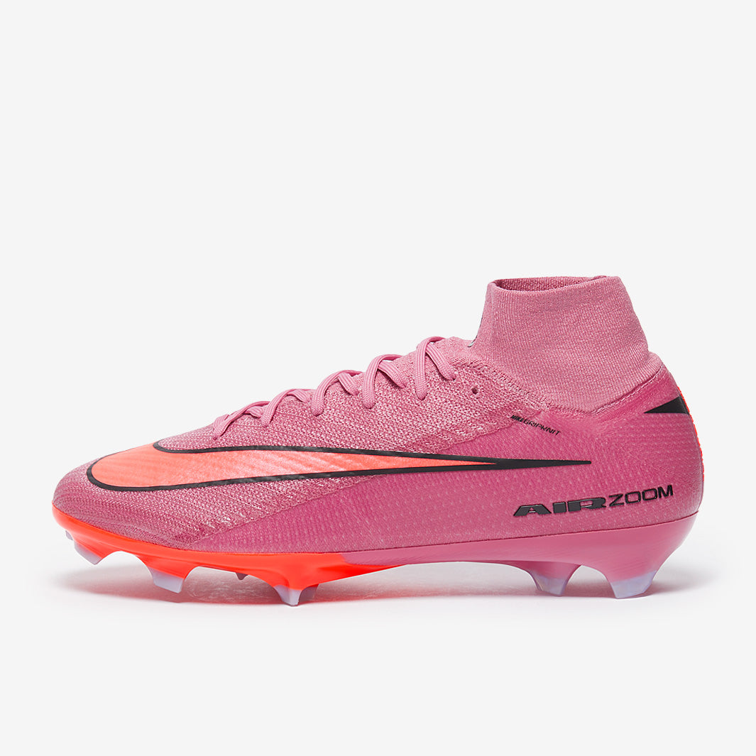 Nike Air Zoom Mercurial Superfly X Elite FG Football Boots Magic Flamingo/Black/Total Crimson