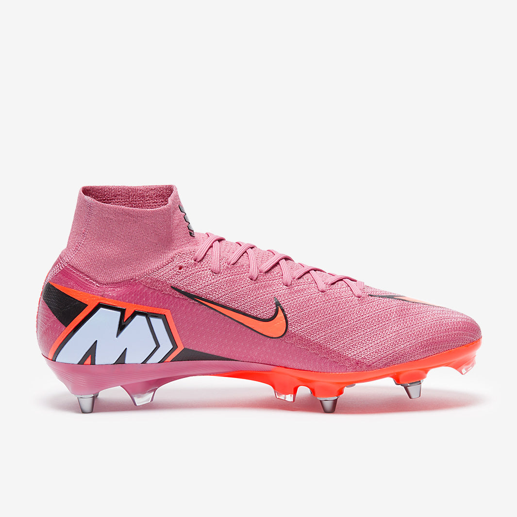 Nike Air Zoom Mercurial Superfly X Elite SG-Pro Football Boots Magic Flamingo/Black/Total Crimson