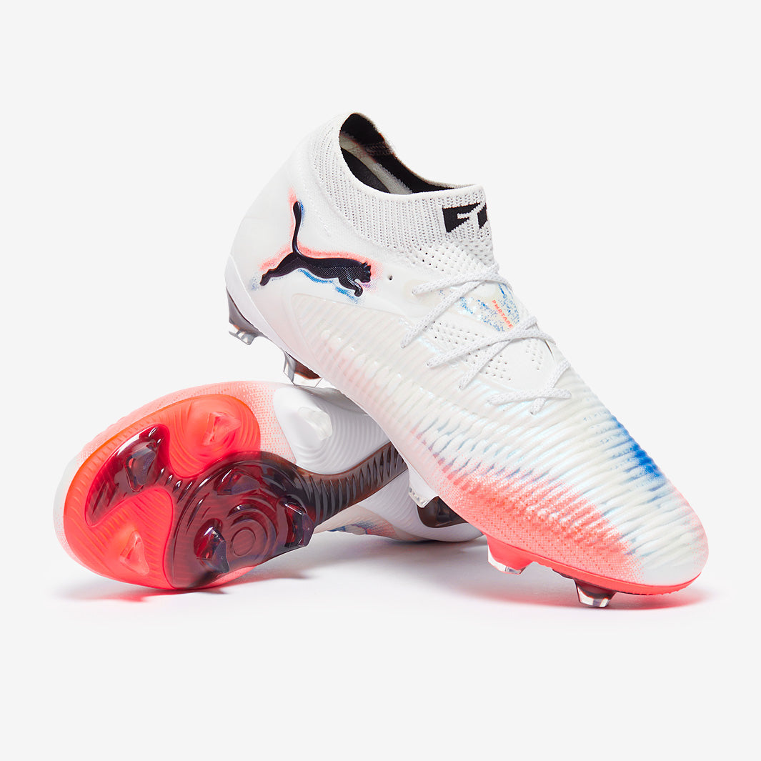 Puma Future 8 Ultimate FG Football Boots Puma White/Puma Black/Glowing Red
