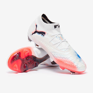 Puma Future 8 Ultimate FG Football Boots Puma White/Puma Black/Glowing Red