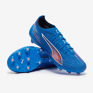 Puma Women's Ultra 6 Ultimate FG Football Boots Ultra Blue/Puma White/Glowing Red