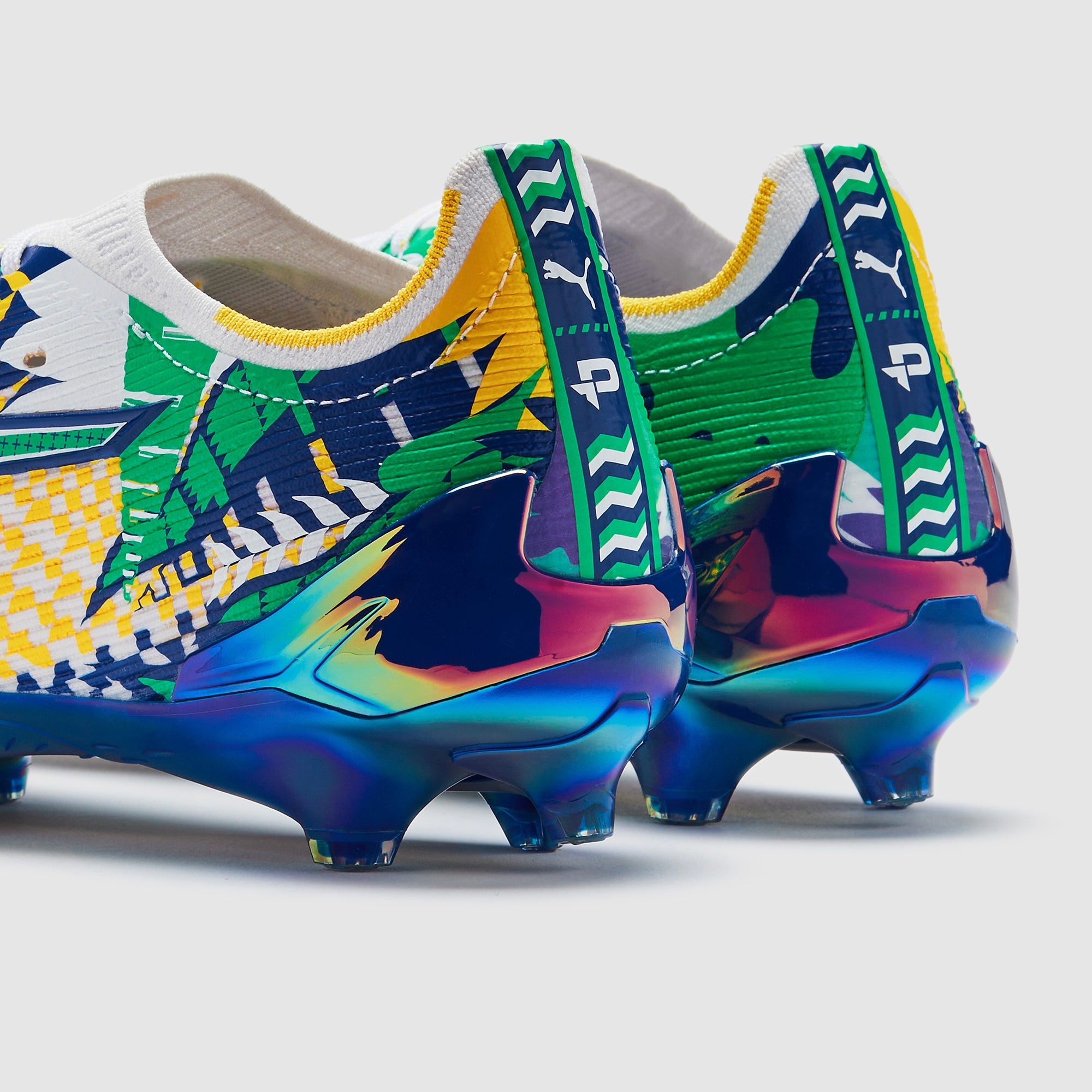 Puma Ultra 6 Racetrack Brazil Ultimate FG Football Boots White/Yellow/Blue