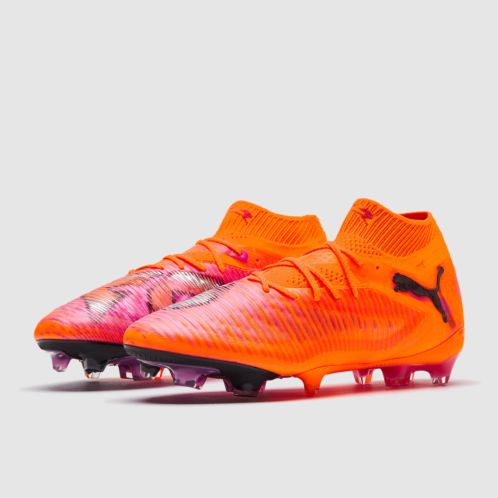 Puma Women's Future 8 Ultimate FG Football Boots Heat Fire/Puma Black/Ravish