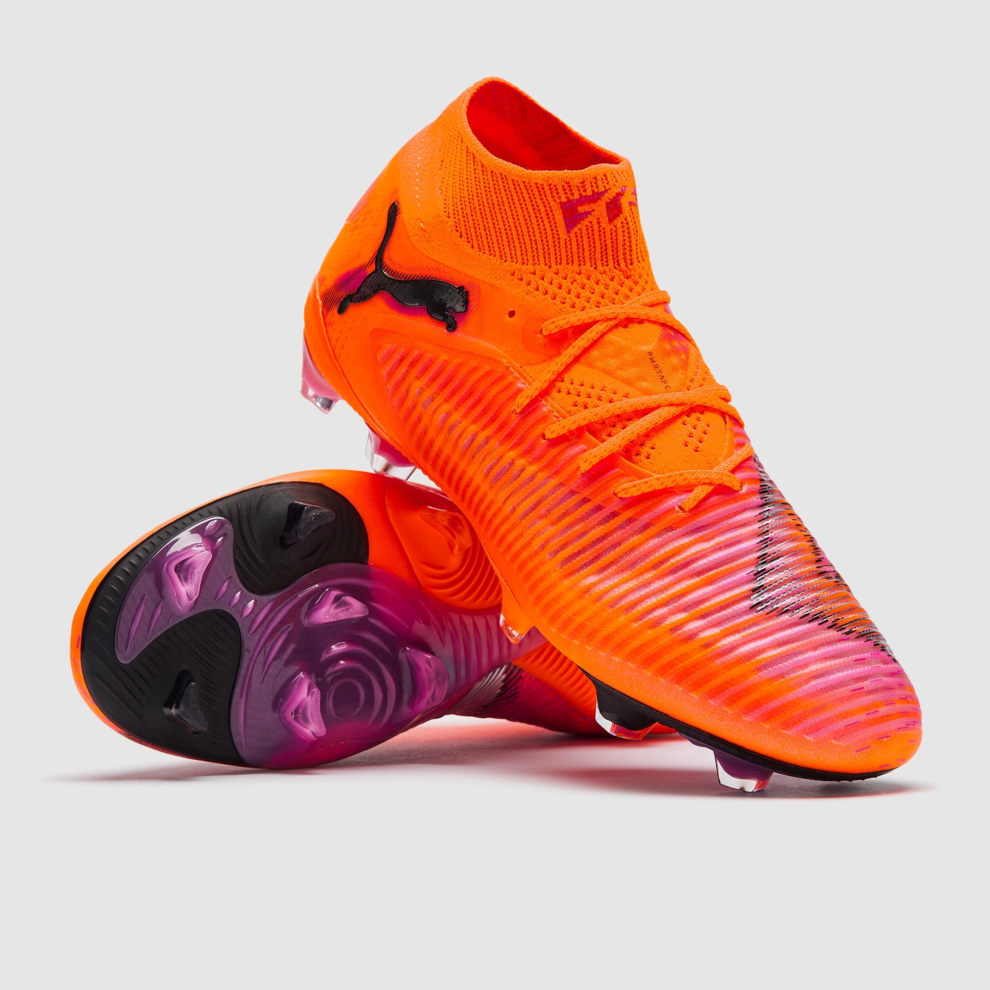 Puma Women's Future 8 Ultimate FG Football Boots Heat Fire/Puma Black/Ravish