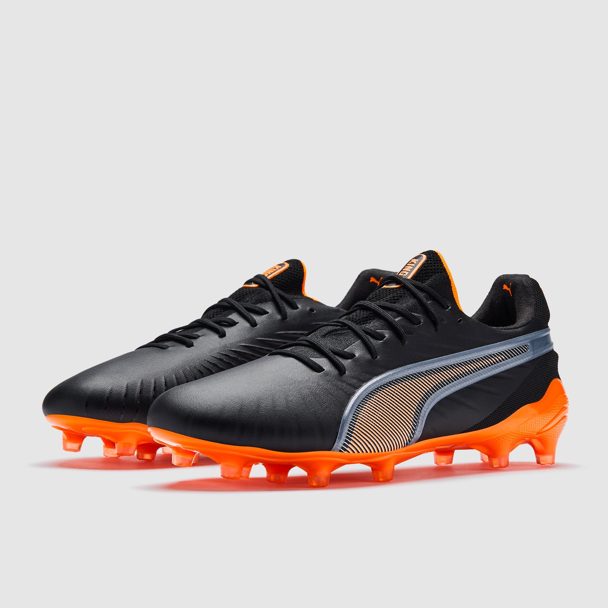Puma King Ultimate FG/AG Football Boots Puma Black/Heat Fire/Puma Silver
