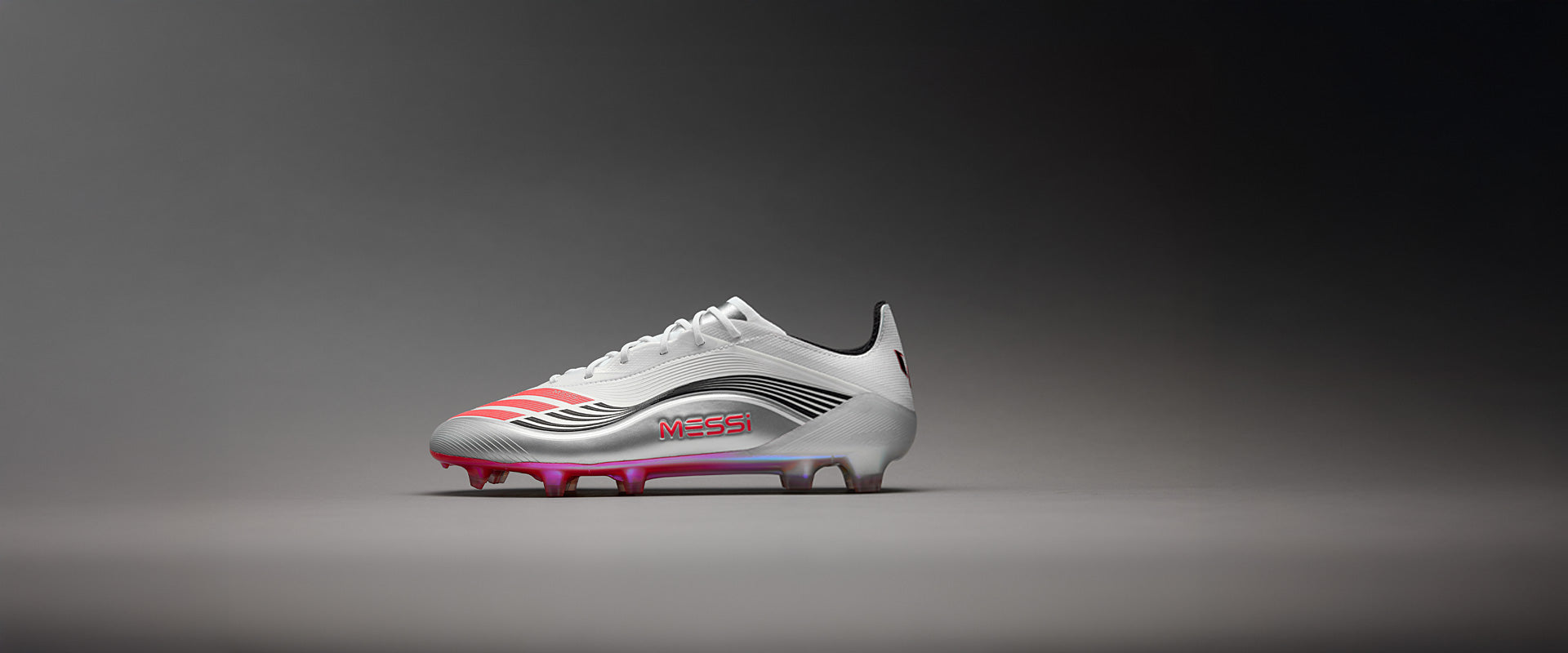 Adidas F50 Elite X Messi FG Football Boots Ftwr White/Lucid Red/Silver Met