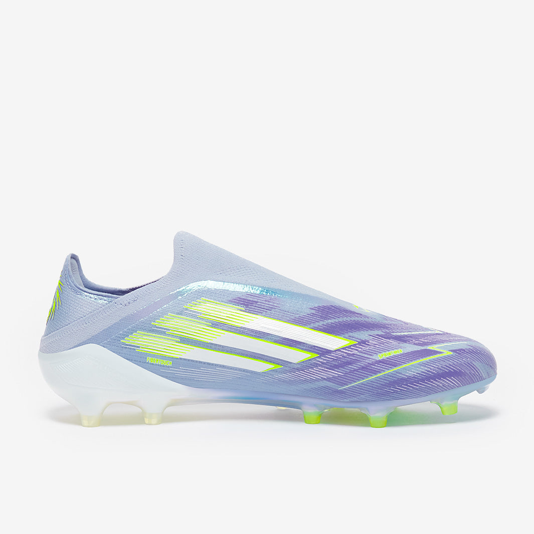 Adidas F50 Sparkfusion Elite Laceless FG/AG Football Boots Violet Tone/Lucid Lemon/Purple Rush