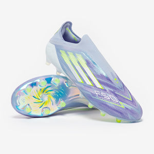 Adidas F50 Sparkfusion Elite Laceless FG/AG Football Boots Violet Tone/Lucid Lemon/Purple Rush
